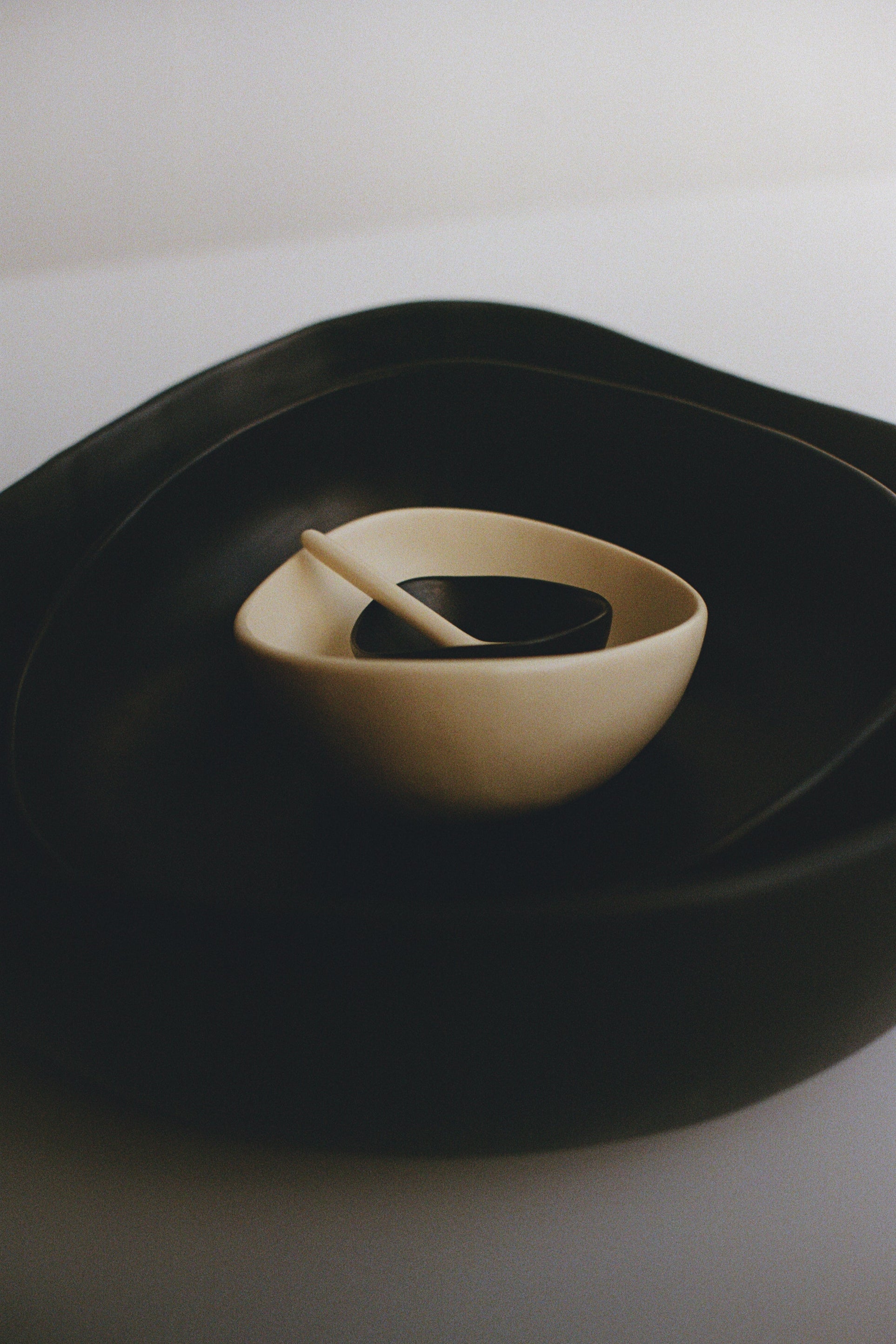Stacked Resin Bowls with Lemons