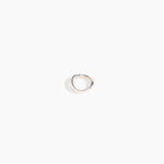 LO Collections Flat Wave Ring in 925 Sterling Silver Material