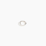 LO Collections Flat Wave Ring in 925 Sterling Silver Material
