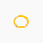 Dinosaur Designs Round Rock Wishbone Bangle in Honeycomb Colour resin with Wide Fit