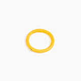 Dinosaur Designs Round Rock Wishbone Bangle in Honeycomb Colour resin with Wide Fit
