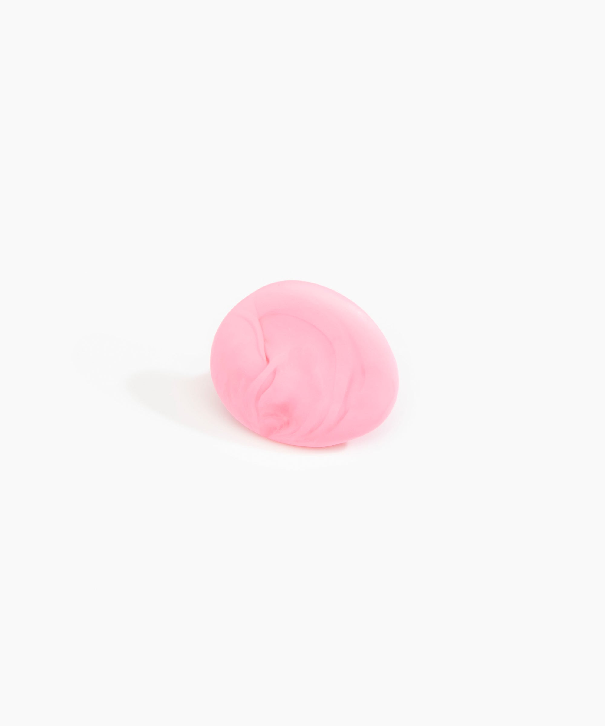 Dinosaur Designs Stone Ring in Parakeet Colour resin with Wide Fit