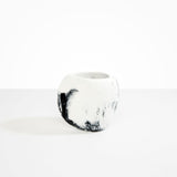 Dinosaur Designs Large Rock Vase in White Marble Colour resin