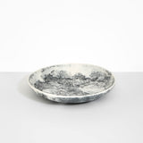 Dinosaur Designs Atelier Salad Bowl in White Marble Colour resin
