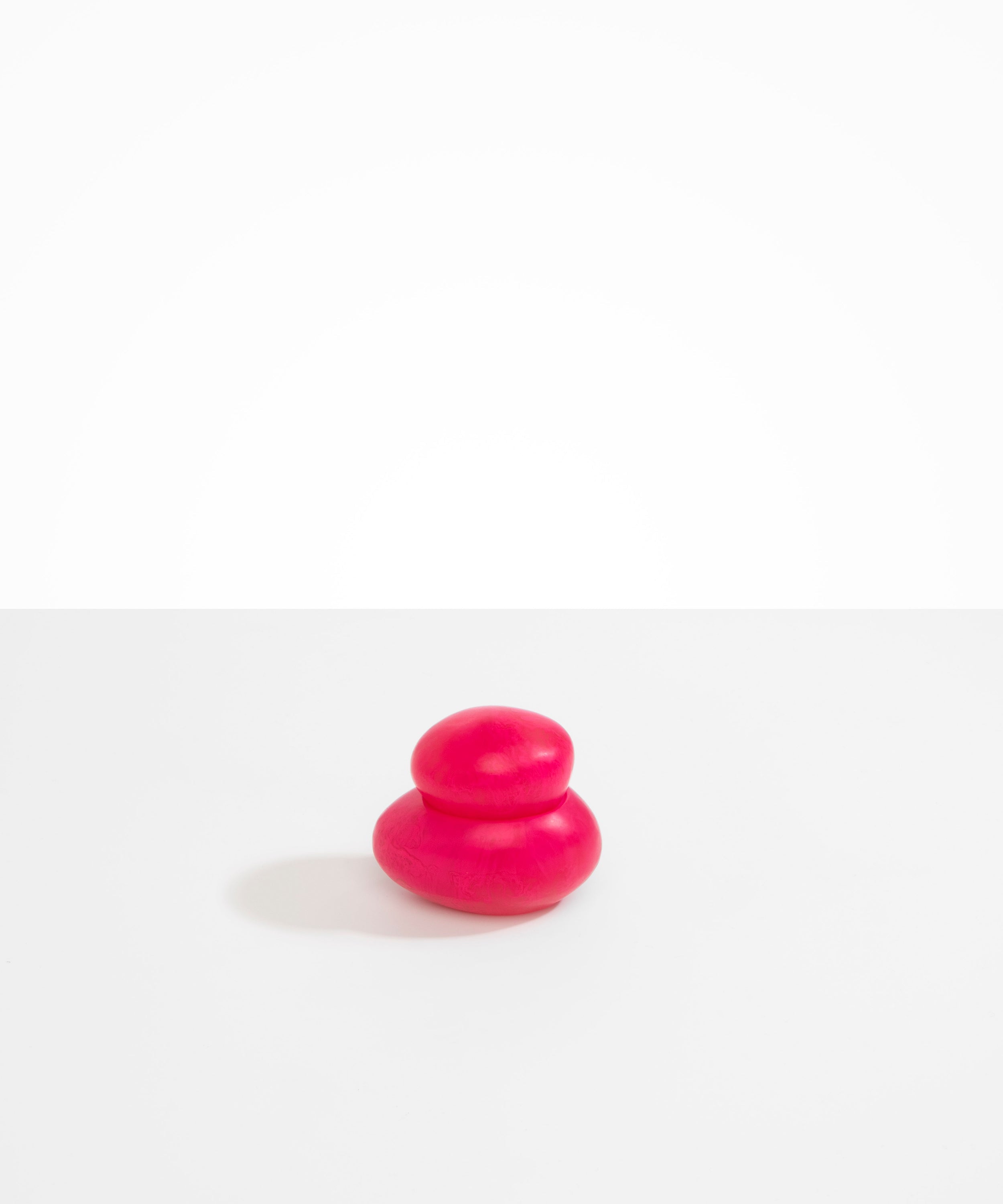 Dinosaur Designs Medium Pebble Jar in Flamingo Colour resin