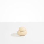 Dinosaur Designs Medium Pebble Jar in Cream Colour resin
