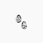 Dinosaur Designs Small Rock Beads in Black Marble Colour resin