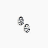 Dinosaur Designs Small Rock Beads in Black Marble Colour resin