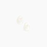 Dinosaur Designs Small Rock Beads in Snow Swirl Colour resin