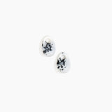 Dinosaur Designs Small Rock Beads in White Marble Colour resin