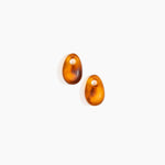 Dinosaur Designs Small Rock Beads in Tortoise Colour resin