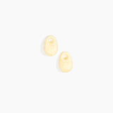 Dinosaur Designs Small Rock Beads in Lemon Colour resin