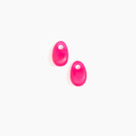 Dinosaur Designs Small Rock Beads in Flamingo Colour resin