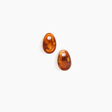 Dinosaur Designs Small Rock Beads in Dark Horn Colour resin