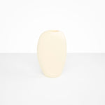 Dinosaur Designs Bold Skipping Stone Vase in Cream Colour resin