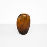 Dinosaur Designs Bold Skipping Stone Vase in Dark Horn Colour resin