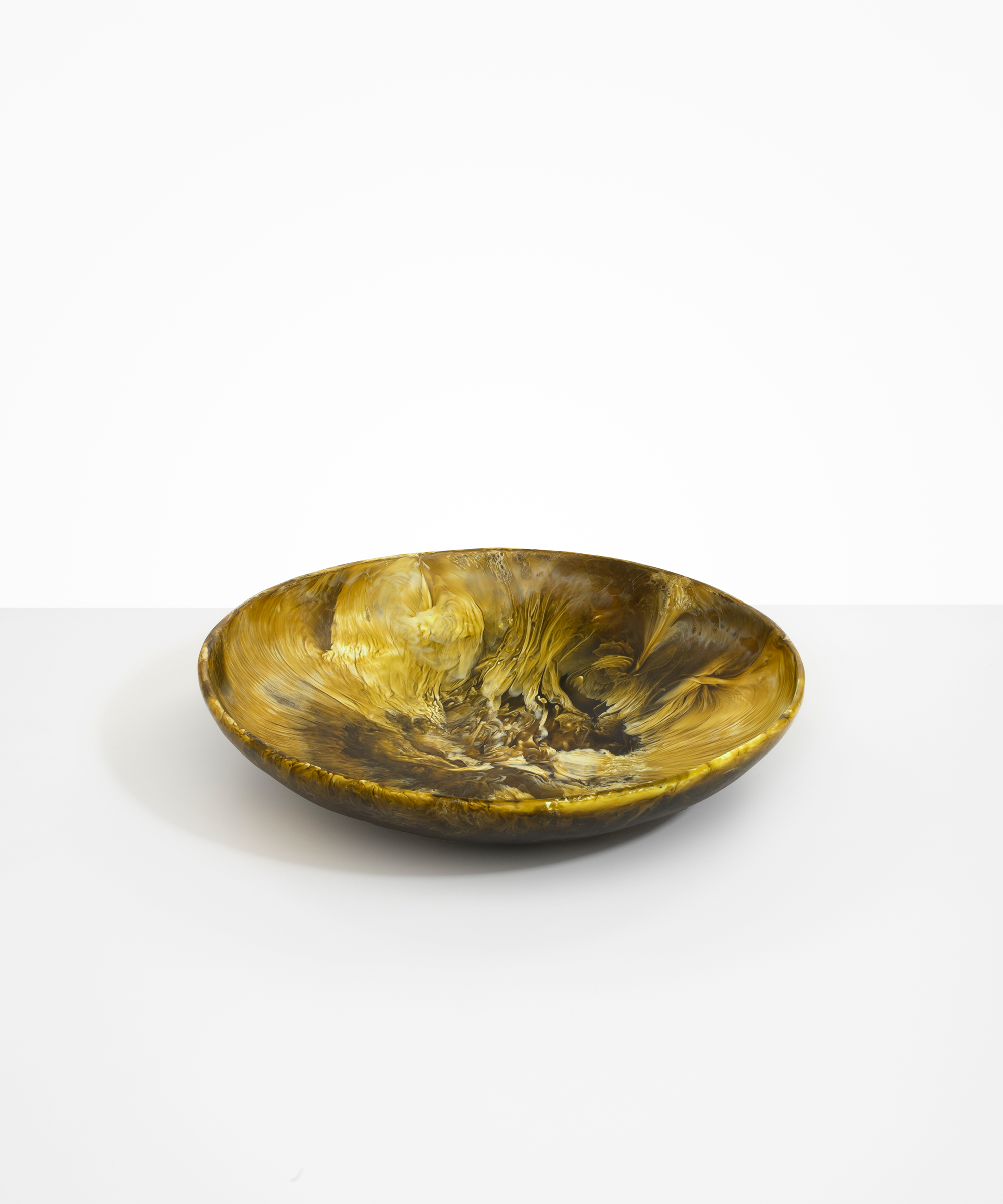 Dinosaur Designs Atelier Salad Bowl in Malachite Colour resin