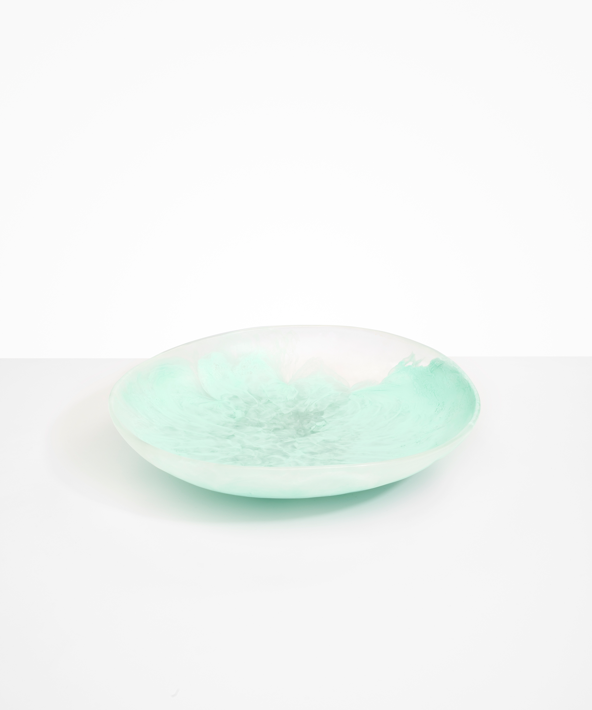 Dinosaur Designs Atelier Salad Bowl in Mint Colour resin