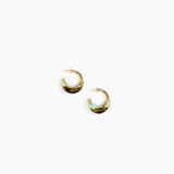 Dinosaur Designs Small Horn Earrings in Malachite Colour resin with Nano-Coated Brass Material