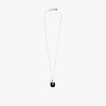 Dinosaur Designs Small River Rock Pendant in Black Colour resin with 925 Sterling Silver Material