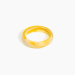 Dinosaur Designs Medium Organic Oval Bangle in Daisy Colour resin with Wide Fit