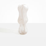 Dinosaur Designs Large Mountain Vase in Snow Swirl Colour resin