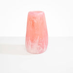 Dinosaur Designs Grand Pebble Vase in Shell Pink Colour resin