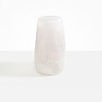 Dinosaur Designs Grand Pebble Vase in Snow Swirl Colour resin