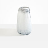 Dinosaur Designs Grand Pebble Vase in White Marble Colour resin