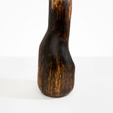 Dinosaur Designs Tall Studio Vase in Dark Horn Colour resin