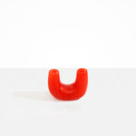 Dinosaur Designs Mini Branch Vase in Poppy Colour resin