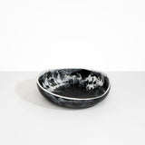 Dinosaur Designs Medium Flow Bowl in Black Marble Colour resin