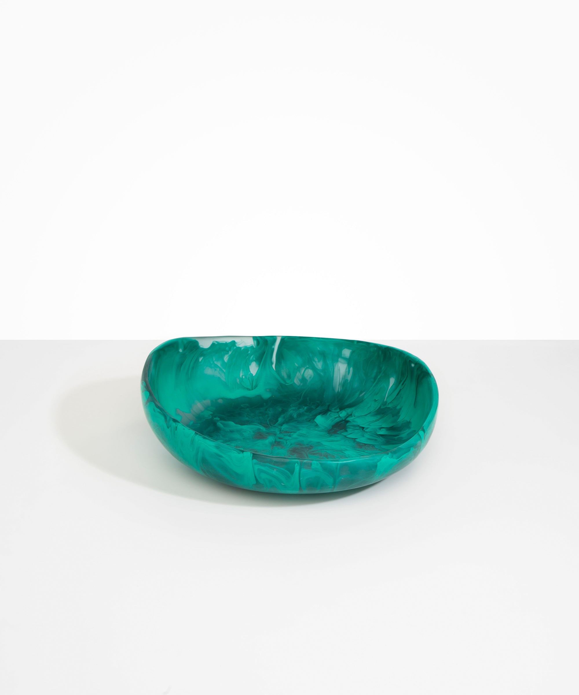 Dinosaur Designs Medium Flow Bowl in Mineral Swirl Colour resin