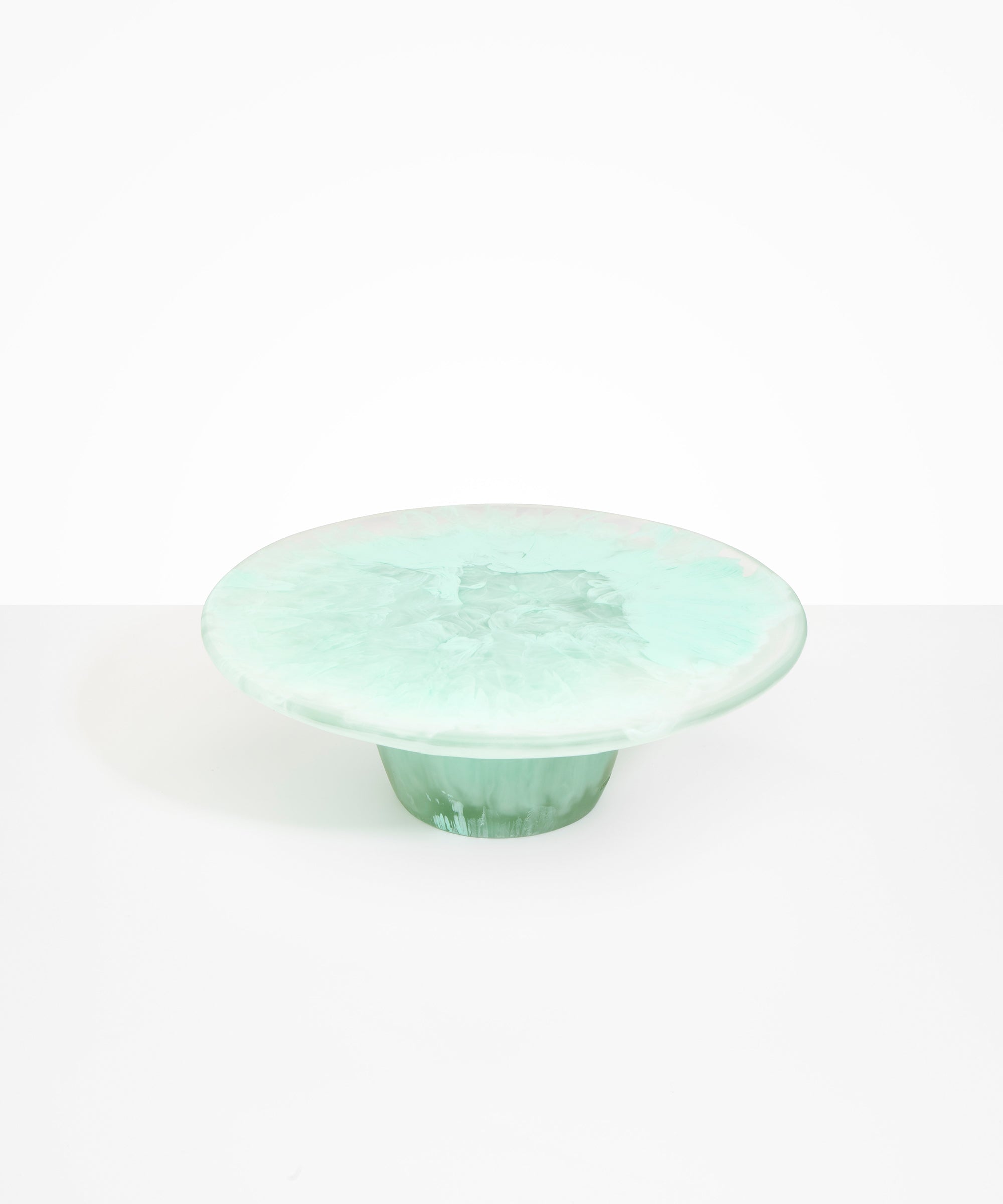 Dinosaur Designs Temple Cake Stand in Mint Colour resin