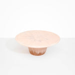 Dinosaur Designs Temple Cake Stand in Rose Swirl Colour resin