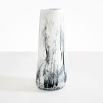 Dinosaur Designs Tall Pebble Vase in White Marble Colour resin