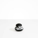 Dinosaur Designs Medium Pebble Jar in Black Marble Colour resin