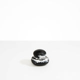 Dinosaur Designs Medium Pebble Jar in Black Marble Colour resin