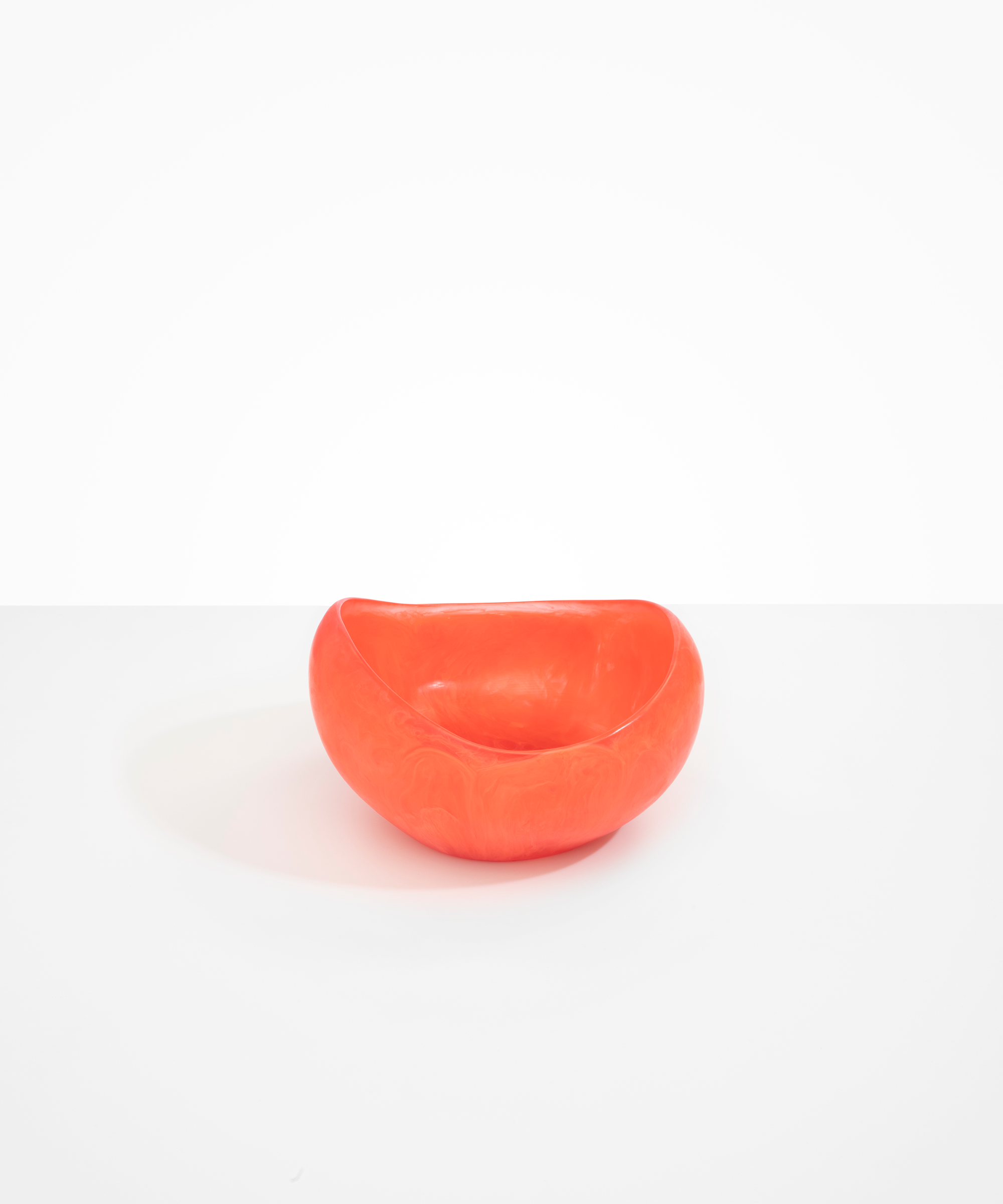 Dinosaur Designs Large Beetle Bowl in Lychee Colour resin