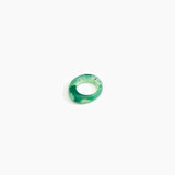 Dinosaur Designs Slate Ring in Moss Colour resin with Regular Fit