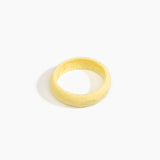 Dinosaur Designs Medium Organic Oval Bangle in Lemon Colour resin with Wide Fit