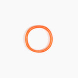 Dinosaur Designs Polished Classic Wishbone Bangle in Lychee Colour resin with Regular Fit
