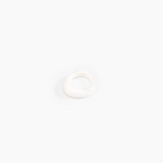 Dinosaur Designs Slate Ring in Snow Swirl Colour resin with Regular Fit