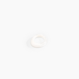 Dinosaur Designs Slate Ring in Snow Swirl Colour resin with Regular Fit