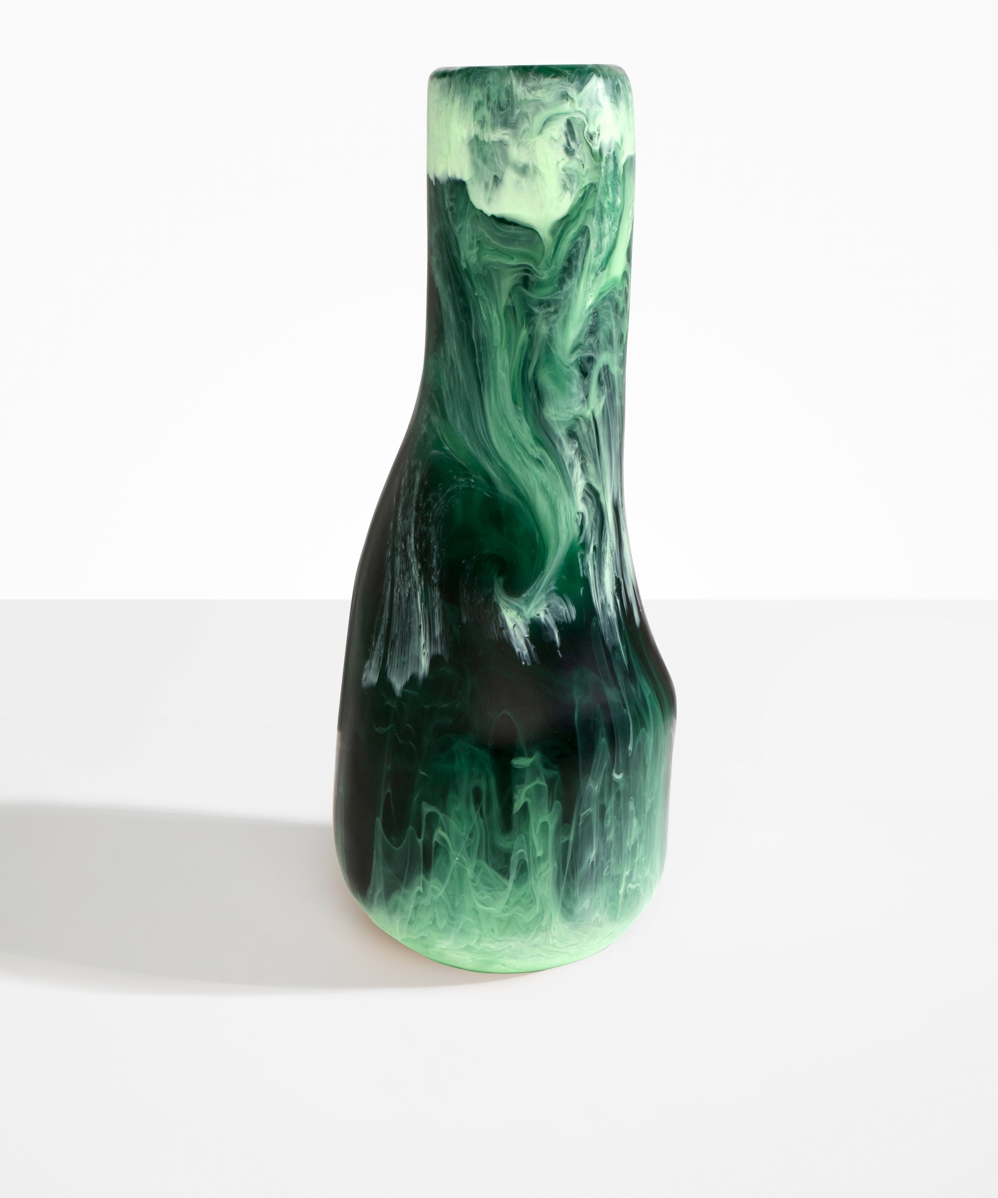 Dinosaur Designs Tall Studio Vase in Moss Colour resin