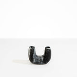 Dinosaur Designs Mini Branch Vase in Black Marble Colour resin