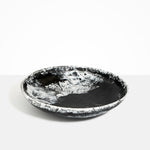 Dinosaur Designs Atelier Salad Bowl in Black Marble Colour resin