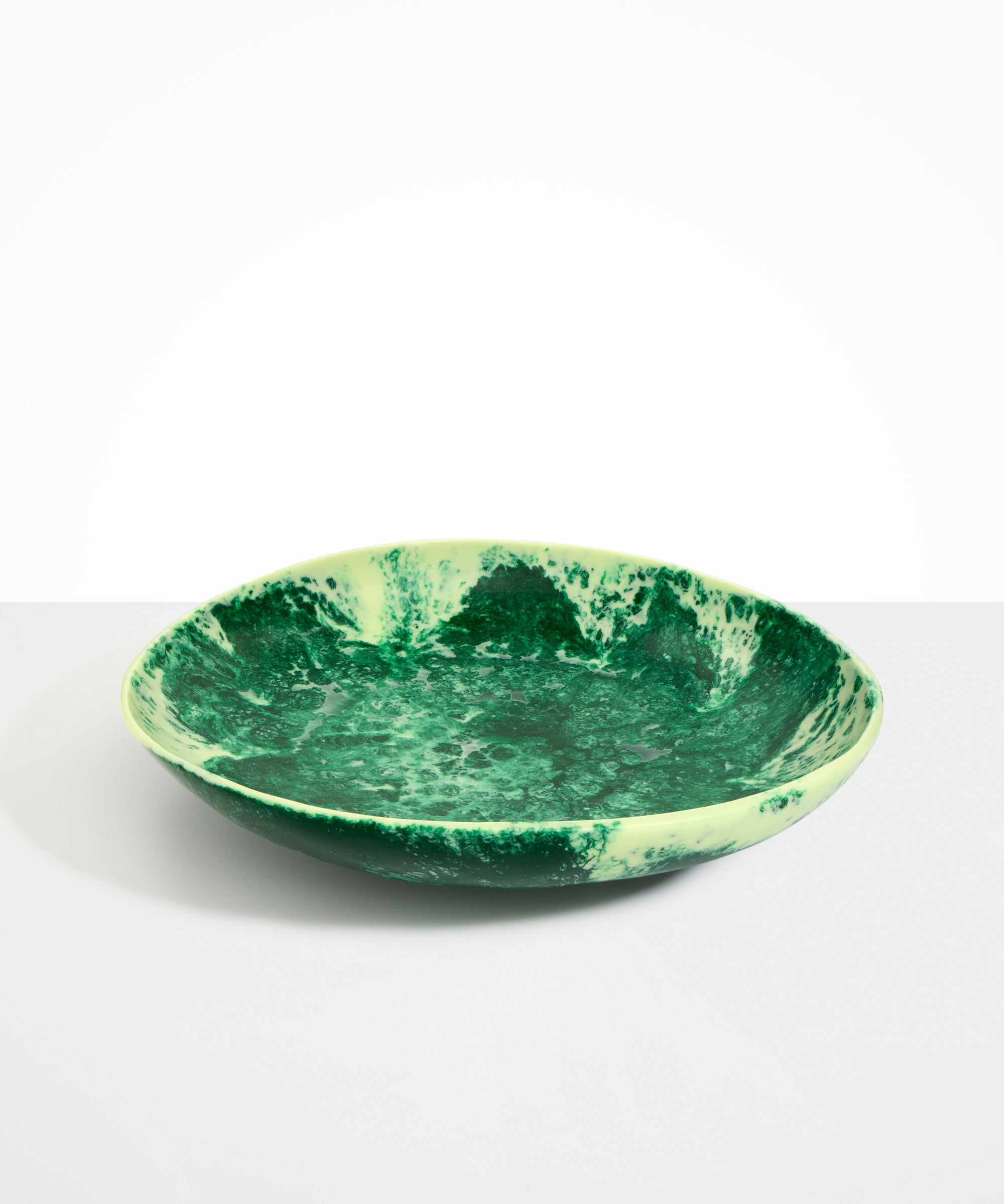Dinosaur Designs Atelier Salad Bowl in Grass Colour resin