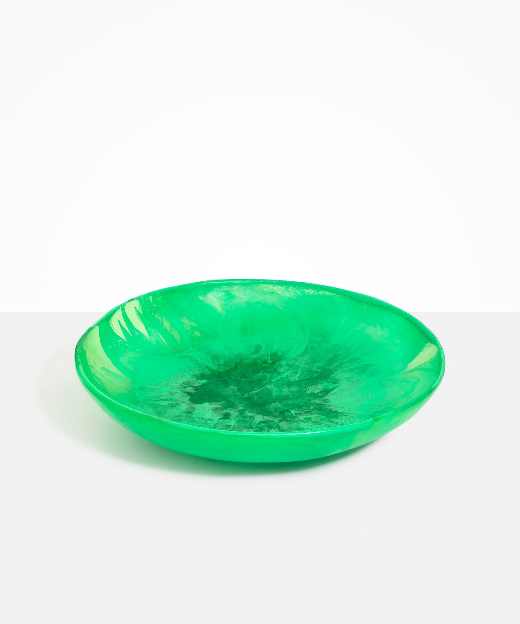 Dinosaur Designs Atelier Salad Bowl in Leaf Colour resin