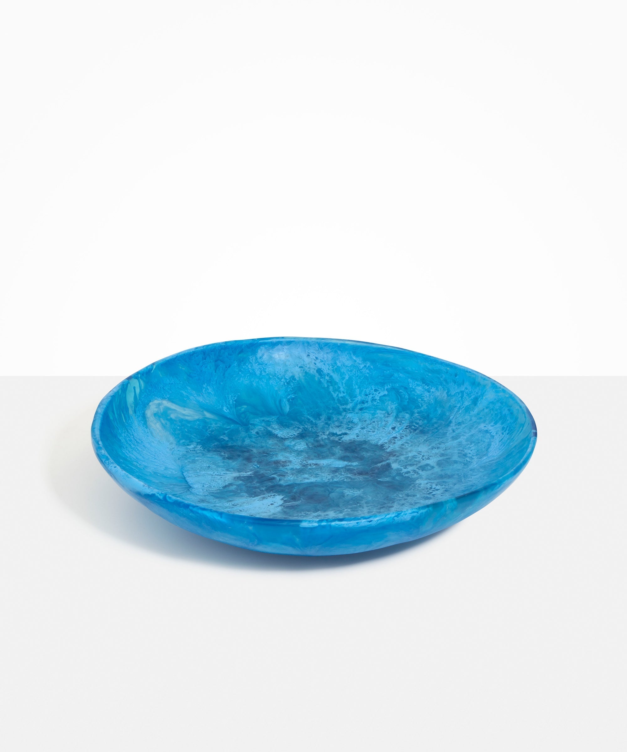 Dinosaur Designs Atelier Salad Bowl in Sky Colour resin